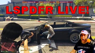 Live LSPD police patrol ride along in Los Santos  8 May 2024 [upl. by Saixela231]