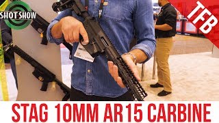 SHOT Show 2019 Stags NEW 10mm Glock MagFed Carbine [upl. by Ibbed]