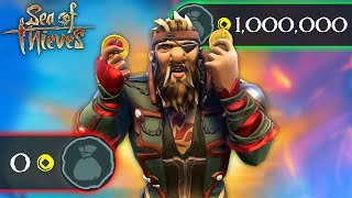 The FASTEST Way to 1 MILLION Gold in Sea of Thieves [upl. by Fulvia544]