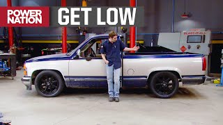 Lowering a Chevy Silverado to a Street Truck Stance  Truck Tech S1 E6 [upl. by Asyar27]