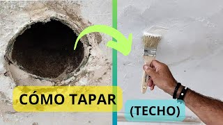 COMO REPARAR UN TECHO DE CONCRETO DAÑADO  TUTORIAL PASO POR PASO [upl. by Larisa111]