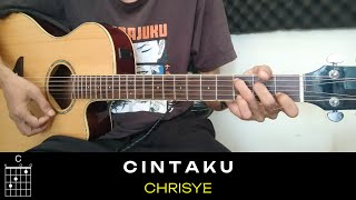 Chrisye Cintaku Chord Gampang C [upl. by Enylhsa]