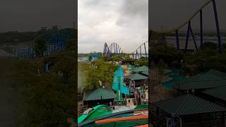 Worlds first launched log flume 💦 youtubeshorts themepark travel extremethrills [upl. by Mcgaw]