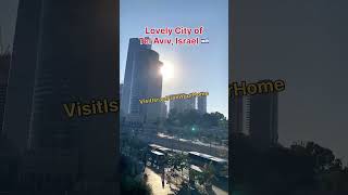 Vibrant City of Tel Aviv Azrieli Center… israel jerusalemtemple biblicalplace travel [upl. by Hugo102]