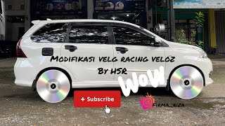 Avanza Veloz  Velg Racing HSR Wheel R16 Modifikasi [upl. by Sivolc]