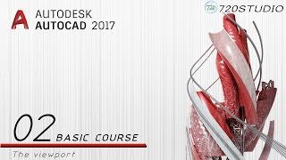 Autocad 2017  The viewport  Beginners Tutorial 02 [upl. by Cioffred]