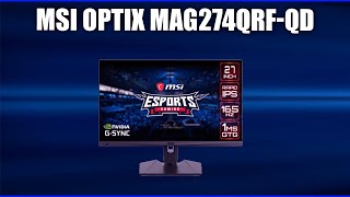 Монитор MSI Optix MAG274QRFQD [upl. by Fleisher]