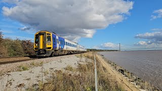 Northern Rail 158757 At Ferriby From Hull To Halifax [upl. by Valentijn]