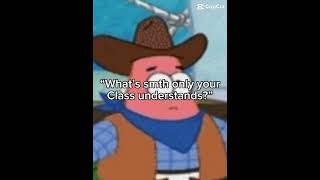 Chichiwawa shorts meme patrickstar school funny fyp spongebob class [upl. by Anirahtak184]