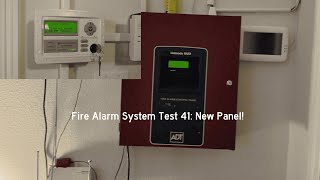 Fire Alarm System Test 41 New Panel [upl. by Annuaerb55]