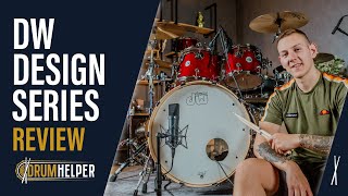 DW Design Series Drum Set Review Studio Demo [upl. by Chadbourne]