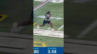 360lb T’Vondre Sweat 40 yard dash nflcombine nfl texas football shorts [upl. by Elenahc27]