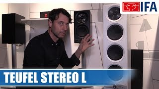 Teufel Stereo L StreamingLautsprecher Deutsch IFA2017 [upl. by Pavla220]