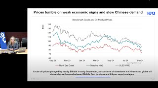 Oil Market Report Webinar  September 2024 [upl. by Sarchet215]