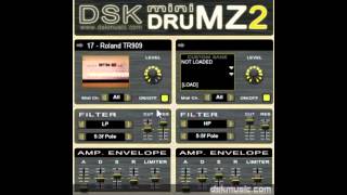 DSK mini DrumZ 2  Free VST [upl. by Caasi]