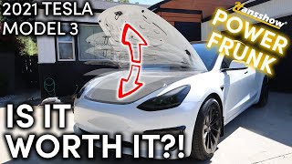 Hansshow Power Frunk V4  2021 Tesla Model 3 [upl. by Jereld]