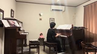 JSBach The WellTempered Clavier No17 Prelude practice note1 [upl. by Kirstyn649]