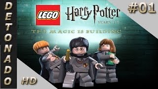 Lego Harry Potter 14 Detonado 01 [upl. by Ahsinad]