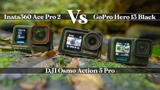 Insta360 Ace Pro 2 vs DJI Osmo Action 5 Pro vs GoPro Hero 13 Black [upl. by Hicks672]