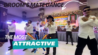 GROOM MATES FAMILY amp FRIENDS DANCE PERFORMANCE Bollywood dance Tibetan vlogger [upl. by Soracco66]