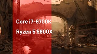 Core i79700K vs Ryzen 5 5600X  Testing 13 games with Ultra settings [upl. by Fidellas]