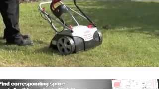 ALKO Combi 32VLE Lawn Scarifier Aerator  The Green Reaper [upl. by Letsirc]