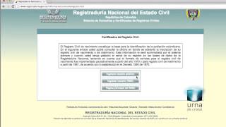 Obtén el duplicado de tu registro civil en internet [upl. by Eskill]