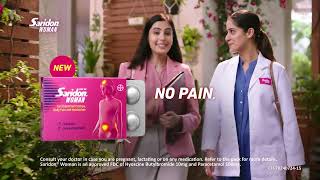 Saridon Woman  No Pain Period  Hindi  20 Secs [upl. by Heiney581]