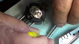 Watch Making Lesson Ladies Benrus Movement CA1 Repair Tutorial Part One [upl. by Ashwell]