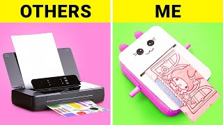 BRILLIANT CARDBOARD IDEAS  Cute DIY Printer Smart Parenting Crafts amp DIY Toys by 123 GO SCHOOL [upl. by Nwotna]