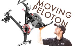 Moving a Peloton Bike take off the screen [upl. by Silvanus738]