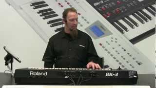 Roland BK3 NAMM 2013 Booth Demo [upl. by Cheslie136]