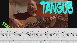 Rafael Cortés  tangos guitar tab tutorialmp4 [upl. by Thirza133]