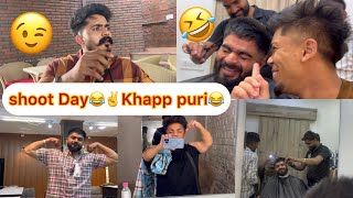 Sajan paji Rawa ditta 🥲 Khapp vlog 😂😂  shoot day 🎥🙏  Vicky Bathinda ❤️… [upl. by Neehsas639]