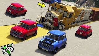 GTA 5 ONLINE 🐷 TRENO VS MINI  🐷 LTS 🐷N245🐷 GTA 5 ITA 🐷 DAJE [upl. by Carpet812]