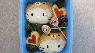 【Remake】Kyaraben Kitty amp Rilakkuma（キャラ弁 キティ＆リラックマ） [upl. by Aissatsana]