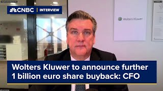 Wolters Kluwer to announce further 1 billion euro share buyback CFO says [upl. by Miett]