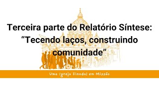 Terceira parte do Relatório Síntese “Tecendo laços construindo comunidade” [upl. by Anyk]