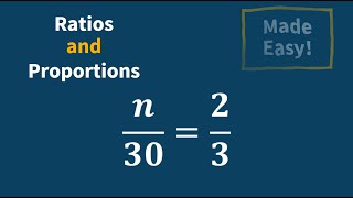 Ratios and Proportions [upl. by Taka813]