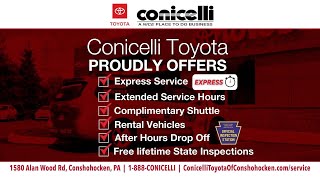 Conicelli Toyota Service Overview [upl. by Arnuad416]