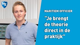 Maritiem Officier Bas over zijn overstap naar het hbo  HZ University of Applied Sciences [upl. by Neelyt]