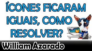 Ícones iguais  como resolver por William Azarado [upl. by Sivat114]