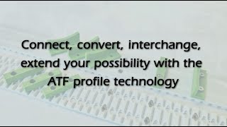 Elatech ATF Profile  connect convert interchange easily your belt with ATF profile technology [upl. by Mareld2]