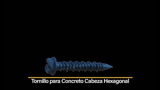 TCOH Tornillo para Concreto Cabeza Hexagonal [upl. by Nathanson]