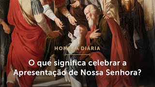 Homilia Diária  O que celebramos na Apresentação de Nossa Senhora Mem da Apres de N Senhora [upl. by Lehctim]