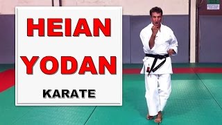 Karate  Heian Yodan Part 2 KarateBlognet [upl. by Corvese]