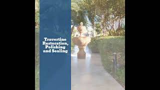 Travertine Restoration Polishing amp Sealing in Miami Expert Service You Can Trust travertine [upl. by Aromat]