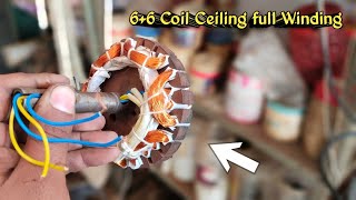 1616 Coil Ceiling Fan Full Winding windingdata electricmotor trending [upl. by Aufa685]