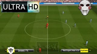 PES 6  Most Realistic Graphics Ever  SweetFX  Red Expert Mod v26 [upl. by Ahsieyt]