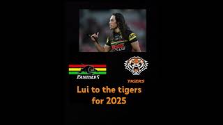 Ehats your thoughts on lui to the tigers nrl fyp viralshort [upl. by Marieann670]